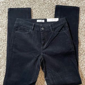 LOFT modern straight corduroy pants size 27/4